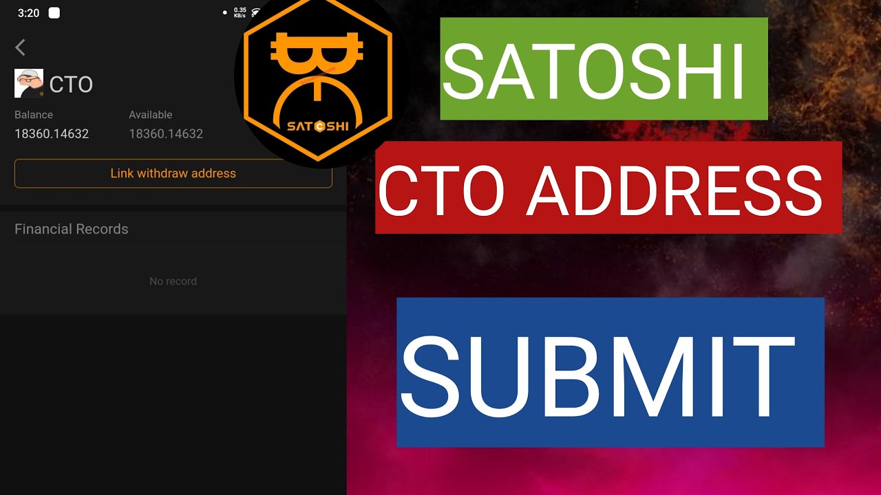 Cto Address Submission ###@@cto wallet address submission
