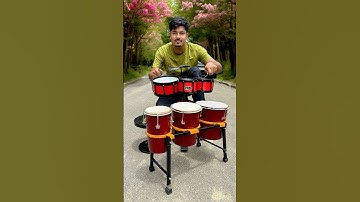 Big Congo Drum vs 🆚 Jazz Drums Testing 🥁