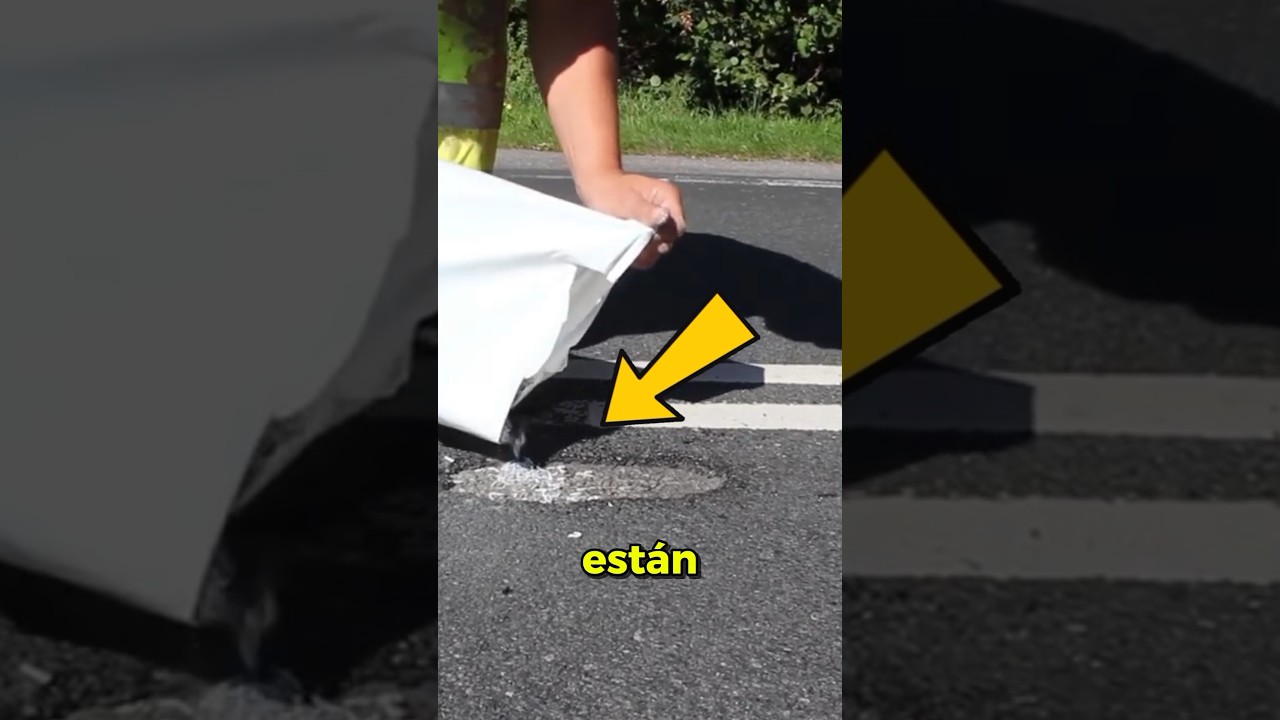 El truco genial para reparar baches en 20 minutos.