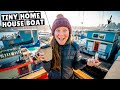 LIVING ON A HOUSEBOAT IN SEATTLE (tiny home tour)