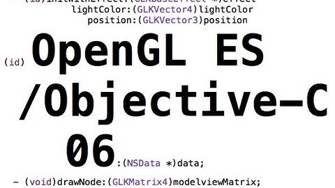 OpenGL ES/ Objective-C Game Tutorial part 6: Sprite class