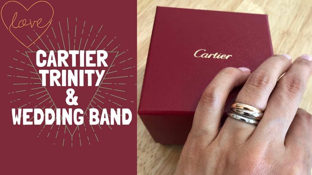 cartier trinity men's wedding band