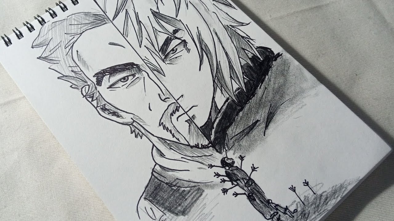 Thorfinn Vs Askeladd Drawing || How to draw anime || Drawing for beginners step by step