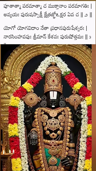 శ్రీ విష్ణు సహస్రనామాలు ( 2,3 శ్లోకాలు)🙏