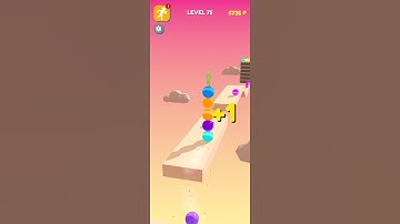 Stack Rider New Update Gameplay iOS,Android Walkthrough Level 75 #stackrider #androidgames #shorts