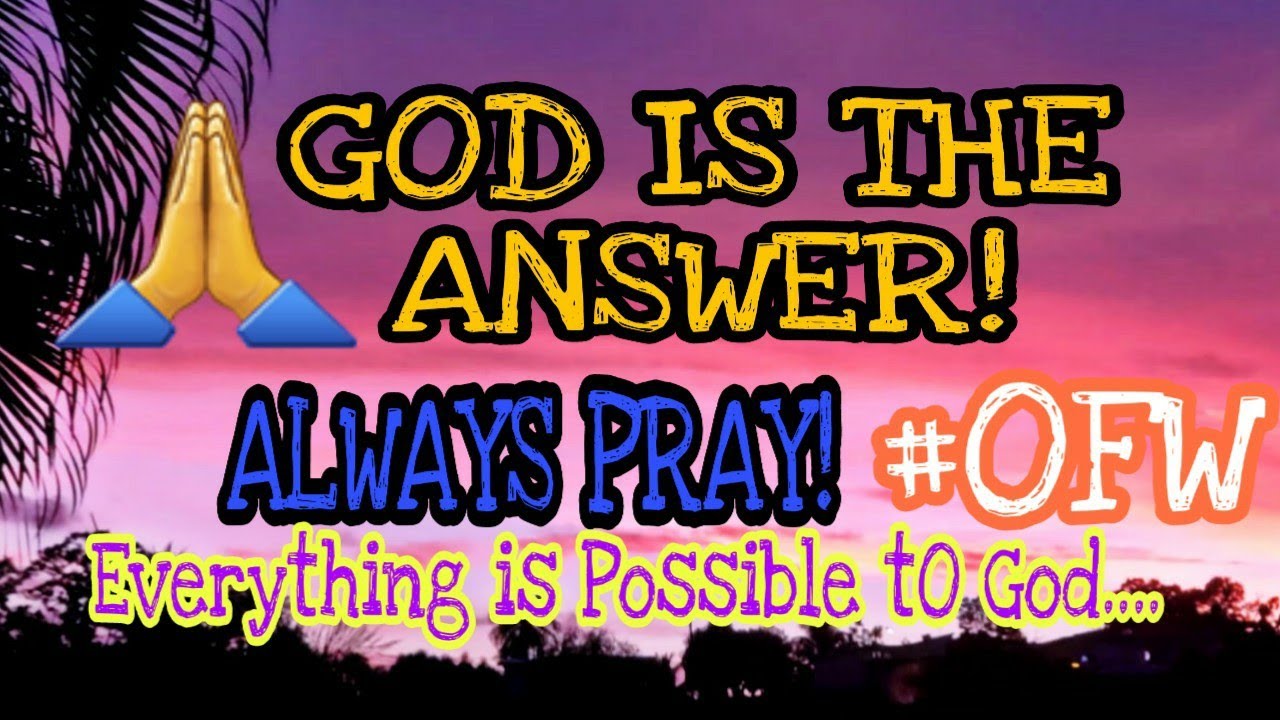 How to overcome Trials/Problems in life? #OFW - YouTube