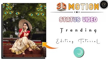 How to Make 3D motion Animation Status video | status video kaise banaye |Choudhary tech