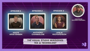 Visual Studio Miniseries - Episodes 1, 2 & 3 are streaming now!