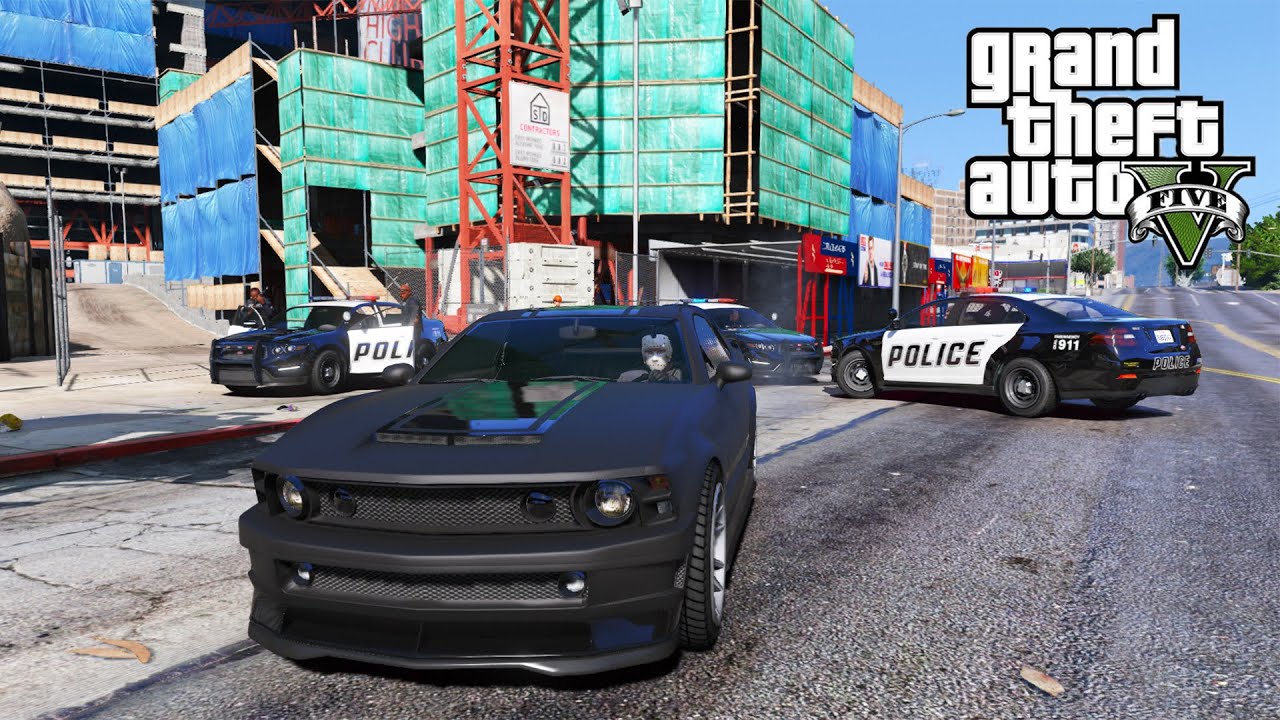 GTA 5 Bank Robbery police chase | GTA 5 Short film | GTA 5 machinima ...