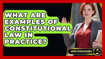 What Are Examples of Constitutional Law in Practice? | Justice System Explained
