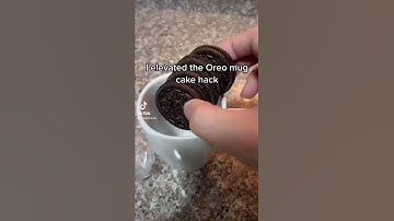 Thumbnail of Oreo mug cake hack #shorts