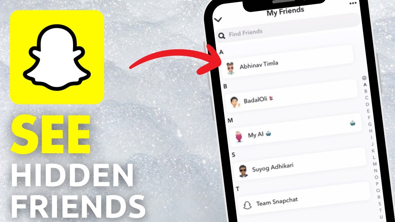 How To See Hidden Friends On Snapchat (Quick Tutorial!) - YouTube
