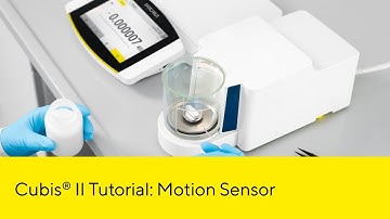 Take Control With Simple Gestures on the on the Cubis® II Lab Balance