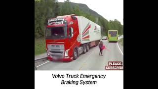 Volvo truck emergency break system