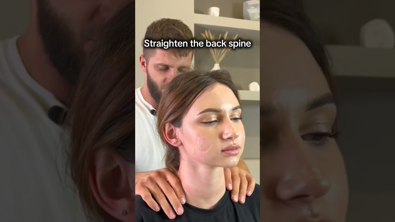 Straighten the back spine 