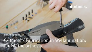 C-Brace® Leg Orthosis - Fabrication in Wetlamination: Finish the orthosis 4/4 │Ottobock