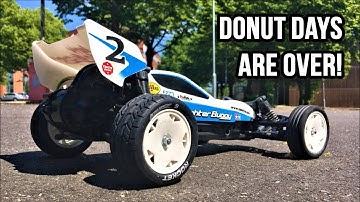 Tamiya DT-03 Neo Fighter Buggy 1/10 Street Tire Test! Louise E-Rocket vs Carson All Terrain Tires!