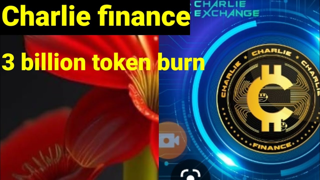 Charlie finance token burn 3 billion token । 