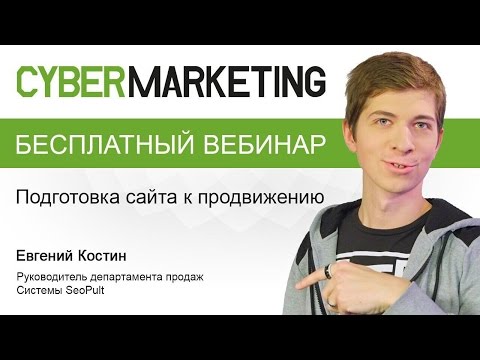 Как подготовить сайт к продвижению? Евгений Костин