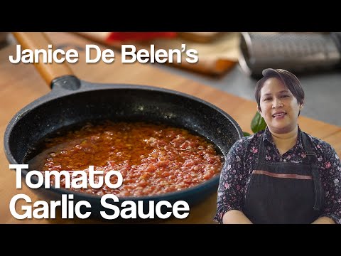 Video: Mga Resipe Ng Tomato At Garlic Sauce