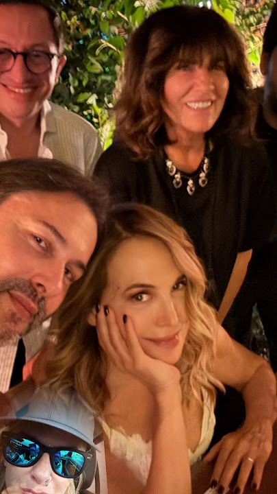 BARBARA D'URSO at dinner, celebrating by dancing with the stars ππ