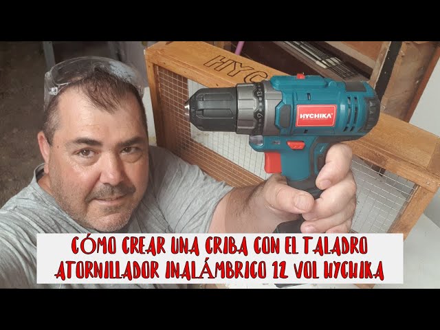 WE CREATED A SCREEN WITH THE HYCHIKA 12v CORDLESS ELECTRIC SCREW DRILL # hychika 