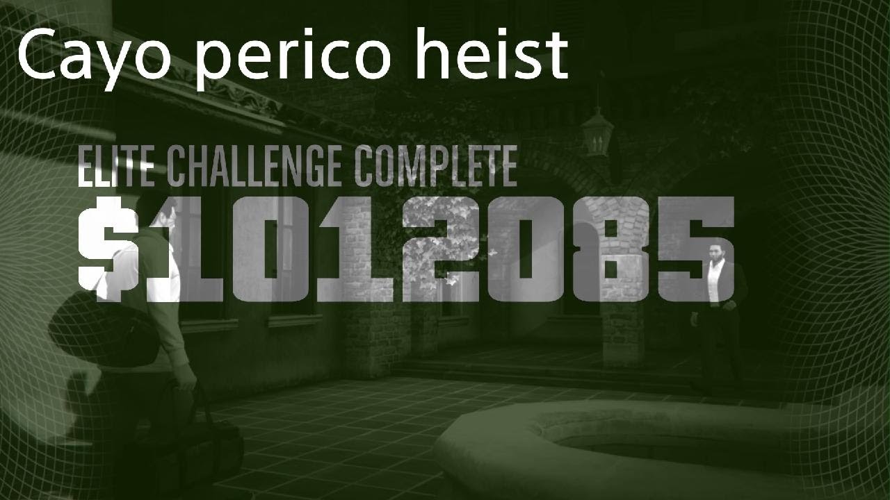 Gta Cayo perico heist all elite challenges
