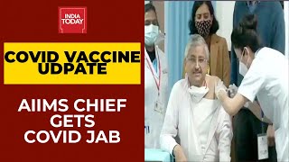 AIIMS Chief Randeep Guleria Gets Vaccinated | India's Coronavirus Vaccination Drive