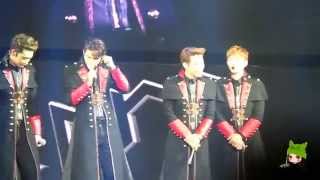 141129 광저우 콘서트 2pm 중국노래 작은사과택연&준호