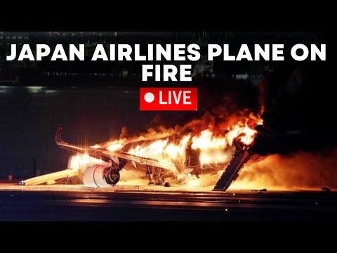 Japan News Live : Japan Airlines Plane in Flames After Apparent Collision at Tokyo's Haneda Airport