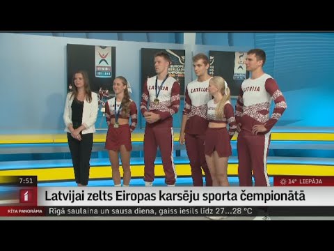 Latvijai zelts Eiropas karsēju sporta čempionātā