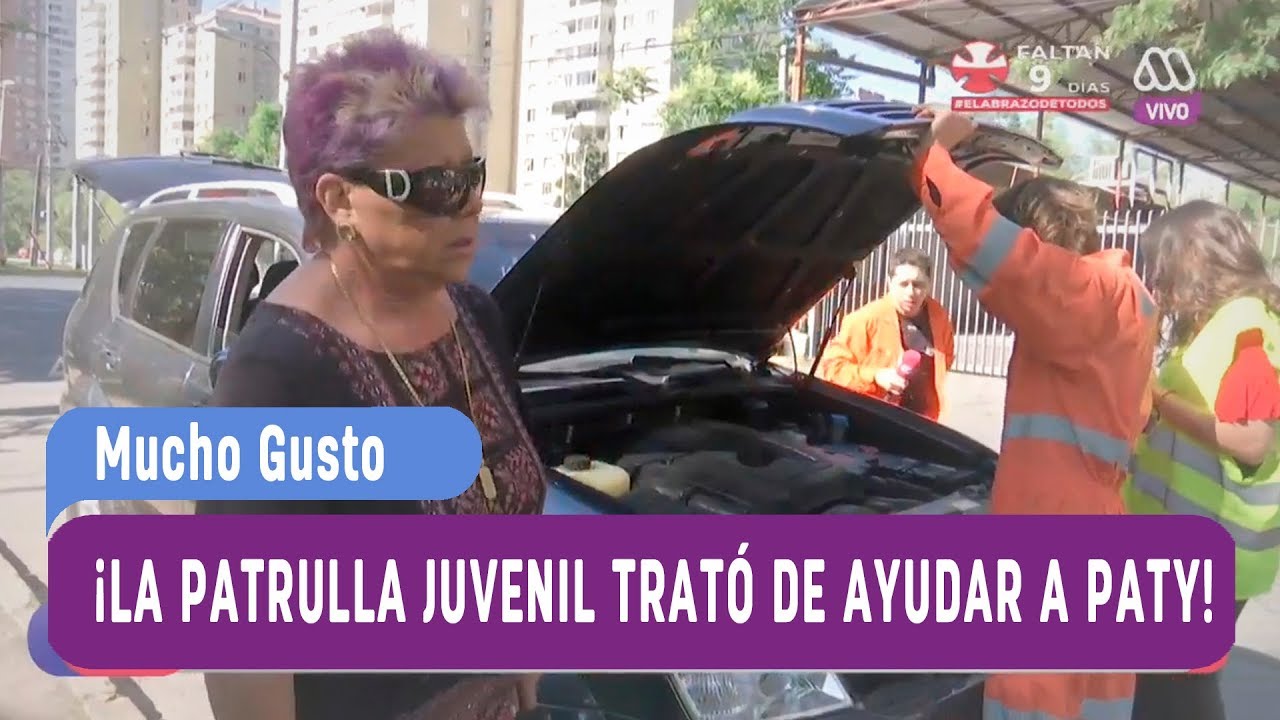 ¡La Patrulla Juvenil destruyó el auto de Paty Maldonado! - Mucho gusto 2017
