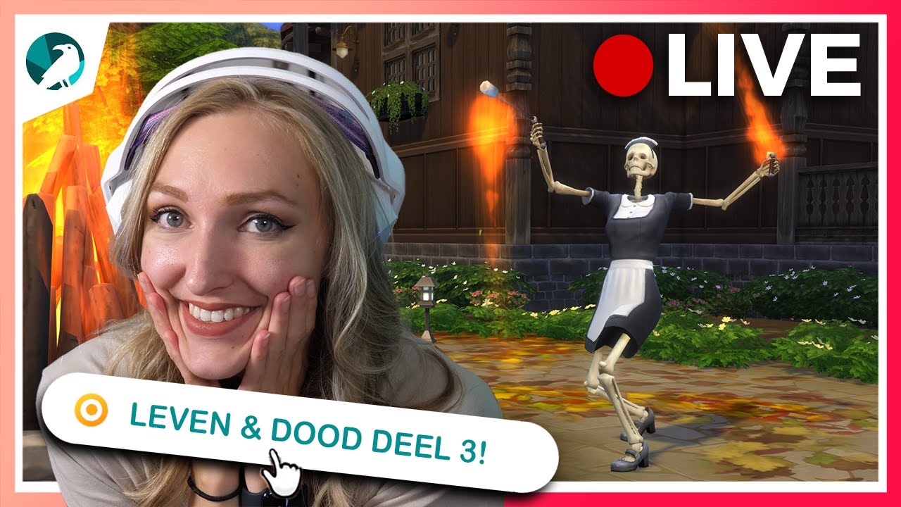 🔴 LIVE MET LEVEN & DOOD! Wordt Magere Hein vader? Let's Play Deel 3 👻