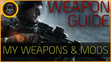 The Division - My weapons/mods [Weapon/mods GUIDE]