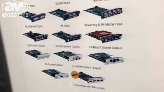 DSE 2018: tvONE Showcases the CORIO master Modular Video Wall Processor and Edge Blender