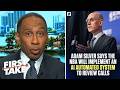 FIRST TAKE | He is destroying league! — Perk slams Stephen A backs Adam Silver’s AI officiating idea
