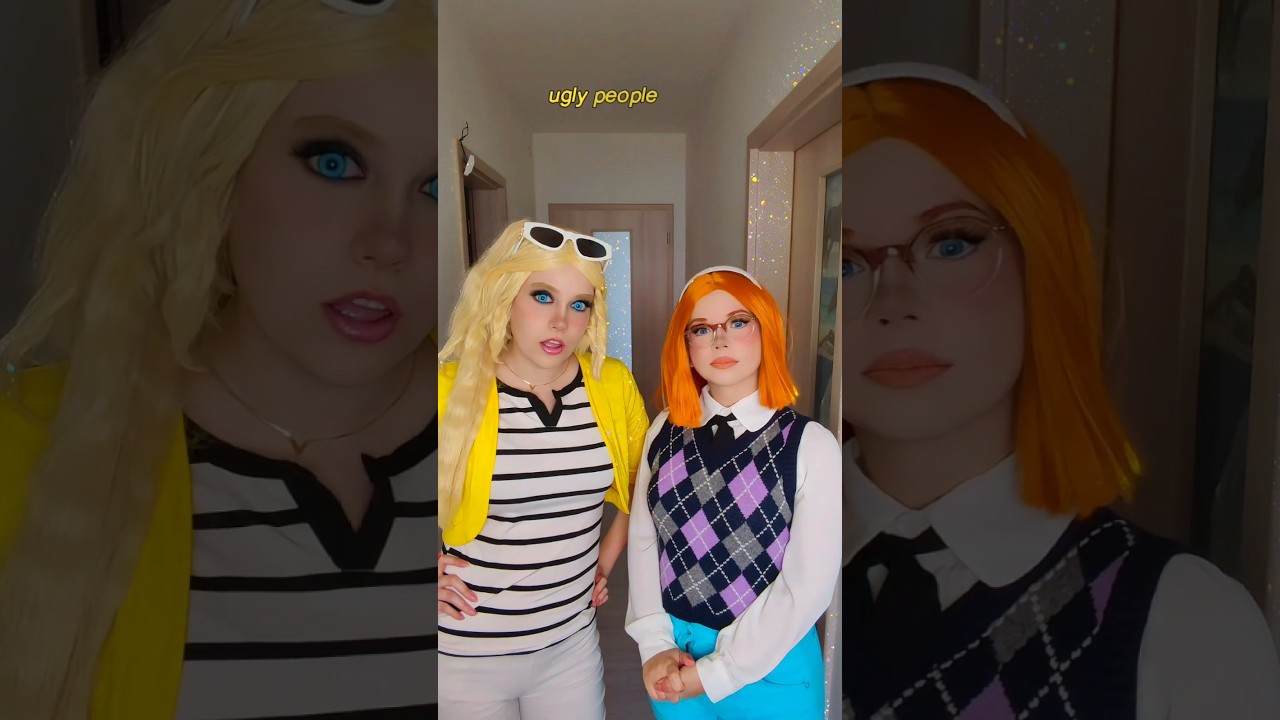 Ugly people? | Chloé & Sabrina @nikkihatsunecosplay#cosplay #miraculous #shorts