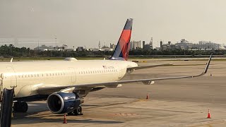 Delta business class from Fort Lauderdale to New YorkJFK with beautiful inflight views!