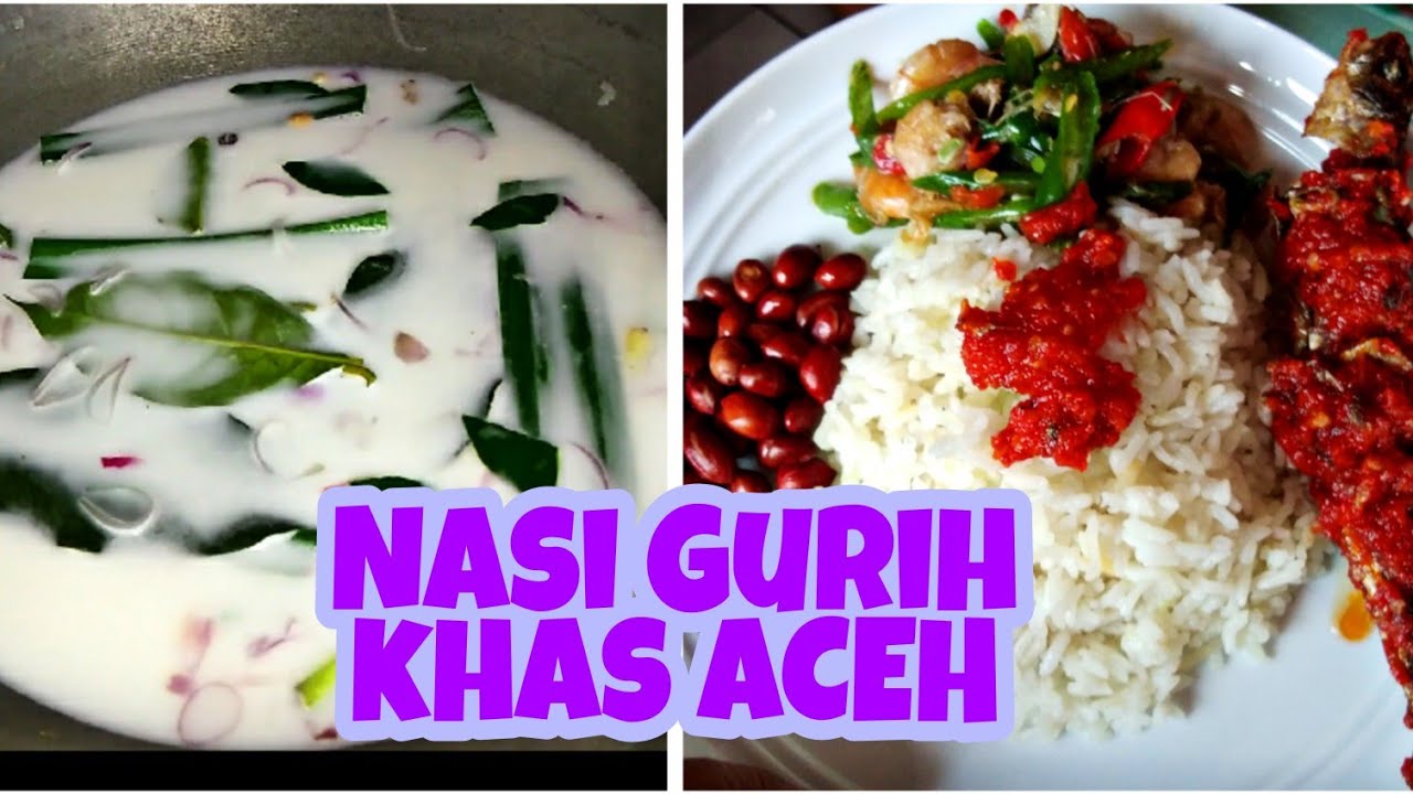 RESEP Nasi gurih khas aceh...