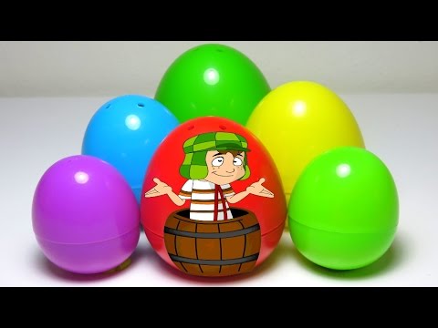 Huevos Sorpresa Del Chavo del 8 Chavo del Ocho Surprise eggs Happyfunclub