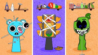 Download Lagu Ohh NO!! Help SKY 🆚 GO-GO 🆚 GUMMY BEAR | Incredibox Sprunki | Sprunki Animation MP3