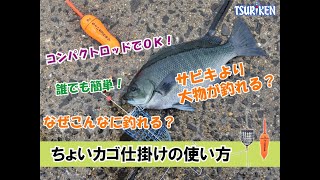 近くの堤防からコンパクトロッドで手軽にカゴ釣り！「ちょいカゴセット」