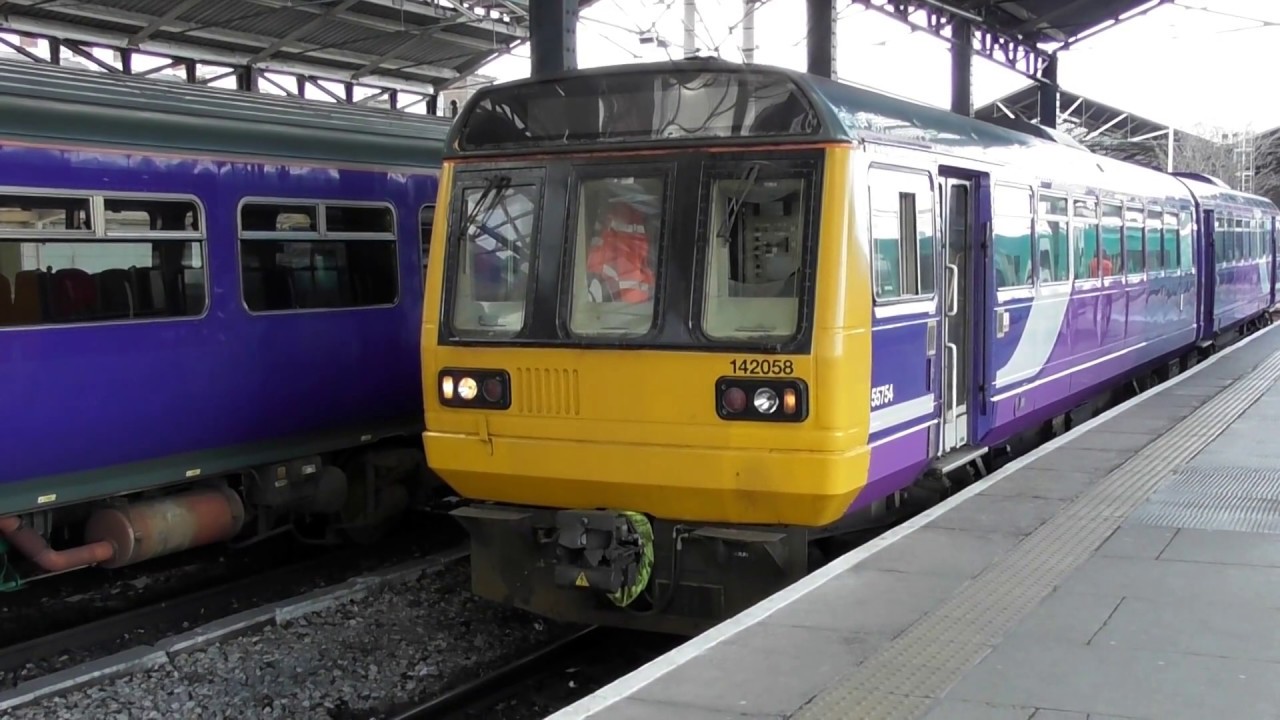 Northern Rail Class 142 Departing Chester (07/2/17) - YouTube
