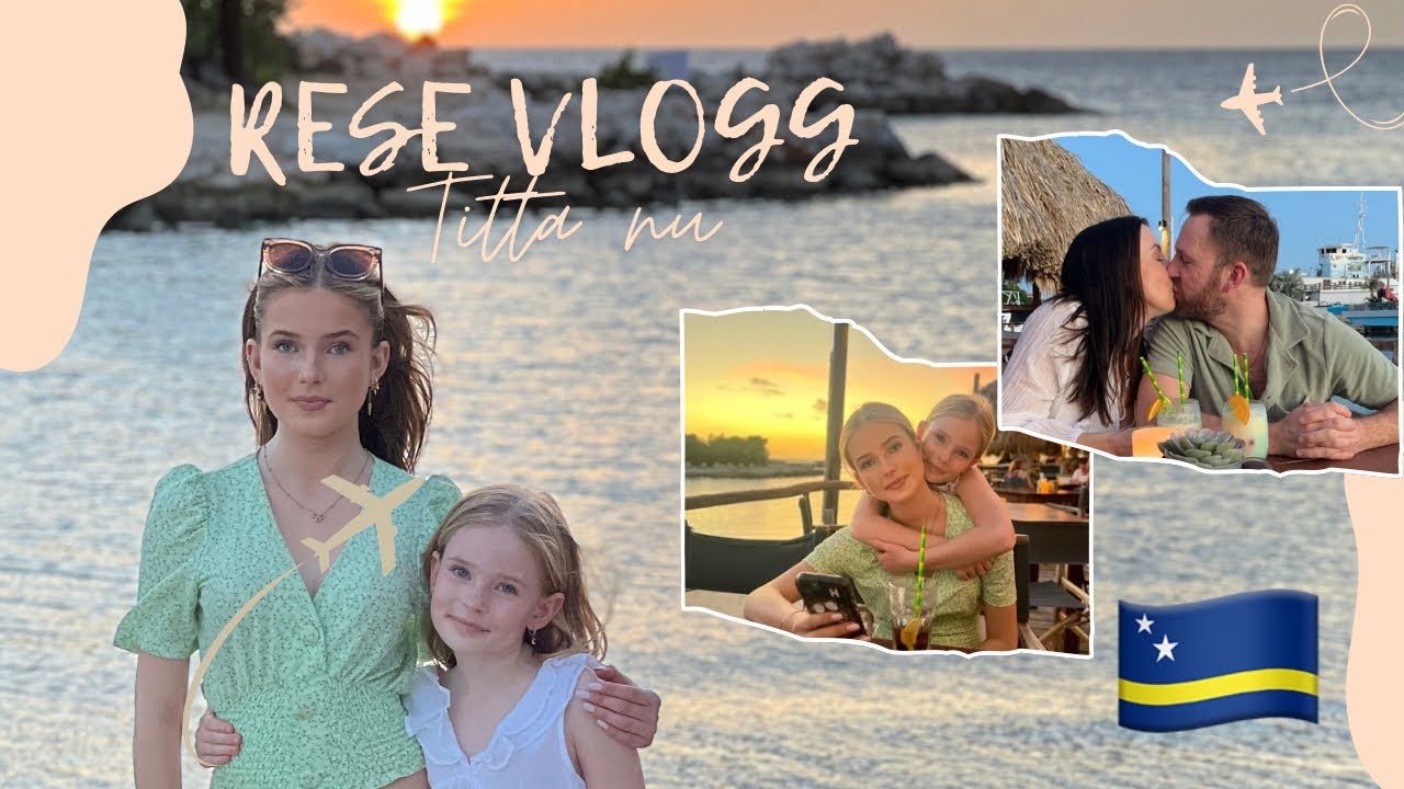 Häng med till Curacao, hinner vi med alla flyg ✈️- RESEVLOGG 1