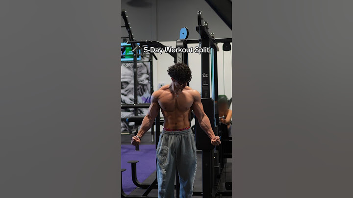 The Perfect 5-Day Workout Split 🦾