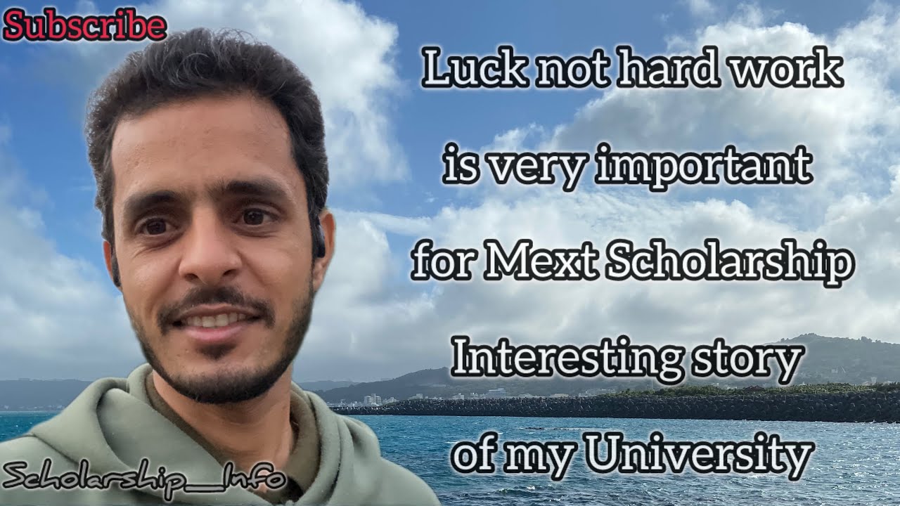 Luck Not Hard Work Is Important For scholarship Mext Scholarship luck-not-hard-work-is-important-for-scholarship-mext-scholarship