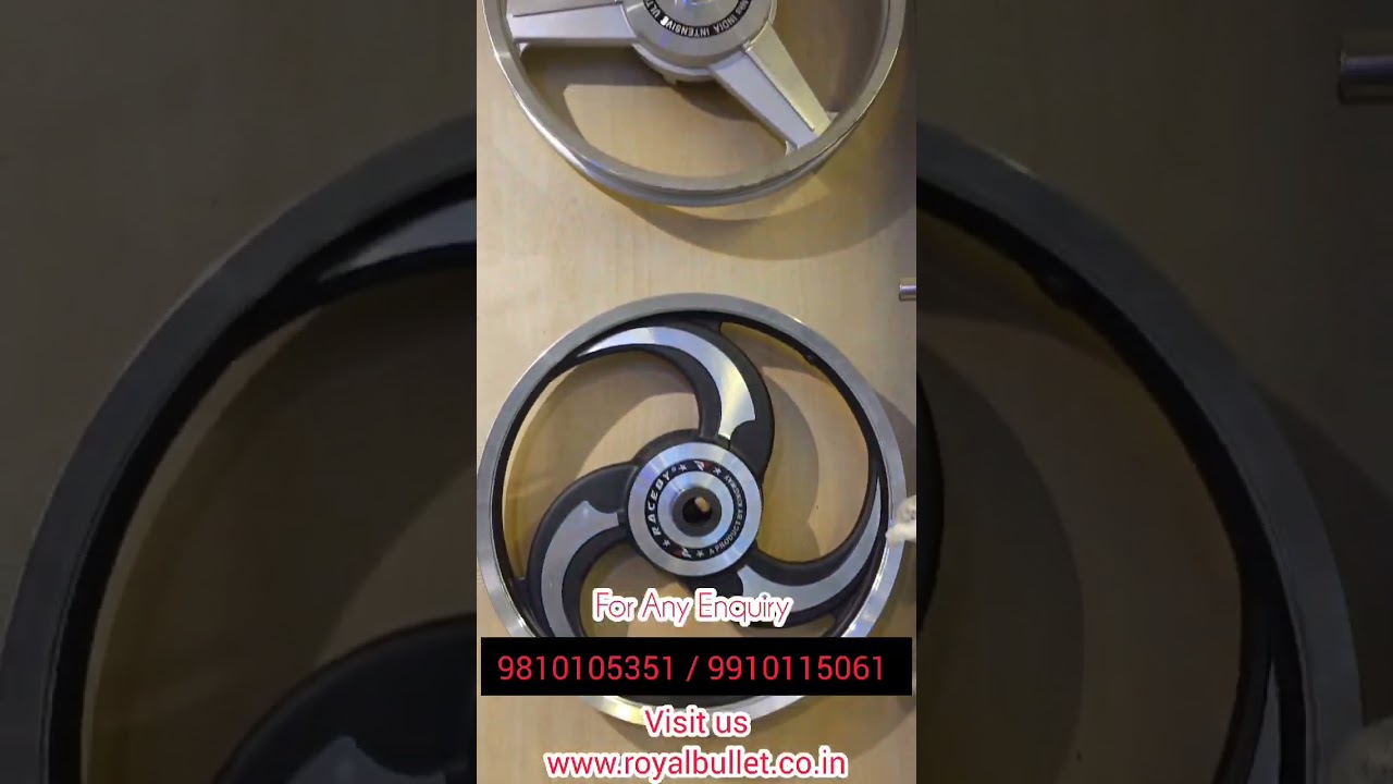 Royal Enfield Genuine Alloy Wheels | Classic Double Disk Alloy Wheels | Bullet Alloy 👌