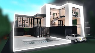 Building a MODERN BLACK and WHITE HOUSE in Bloxburg by insomnia 36,911 views 1 month ago 10 minutes, 57 seconds