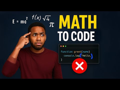 Do you need to be good at math to learn to code?