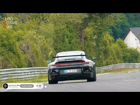 2021 PORSCHE 992 GT3 SPIED TESTING AT THE NÜRBURGRING